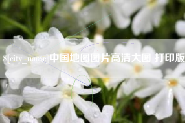 利津中国地图图片高清大图 打印版
