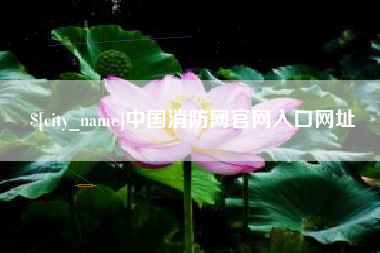 利津中国消防网官网入口网址