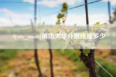 利津消防大学分数线是多少