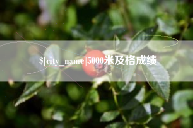 利津5000米及格成绩