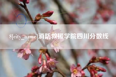 利津消防救援学院四川分数线