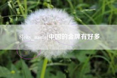 利津中国的金牌有好多