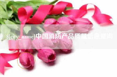 利津中国消防产品质量信息查询