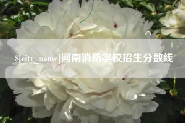 利津河南消防学校招生分数线