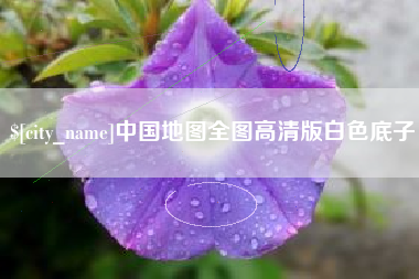 利津中国地图全图高清版白色底子