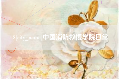 利津中国消防救援学院日常