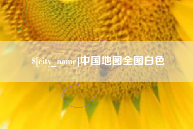 利津中国地图全图白色