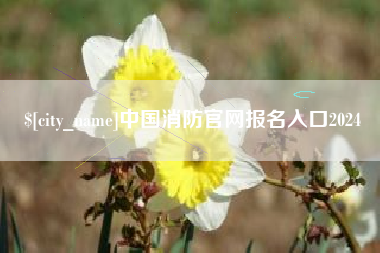 利津中国消防官网报名入口2024