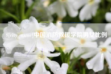 利津中国消防救援学院男女比例