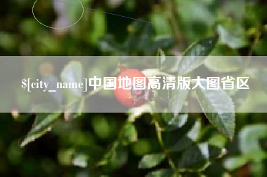 利津中国地图高清版大图省区