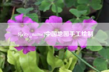 利津中国地图手工绘制