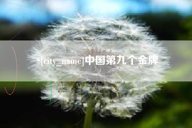 利津中国第九个金牌