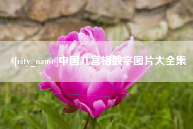 利津中国九宫格数字图片大全集