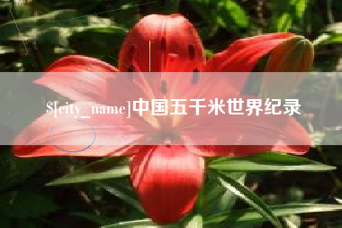 利津中国五千米世界纪录