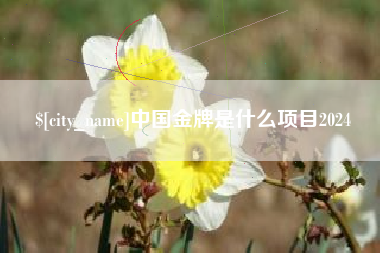 利津中国金牌是什么项目2024