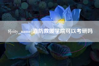 利津消防救援学院可以考研吗