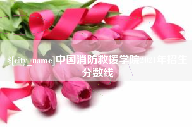 利津中国消防救援学院2021年招生分数线