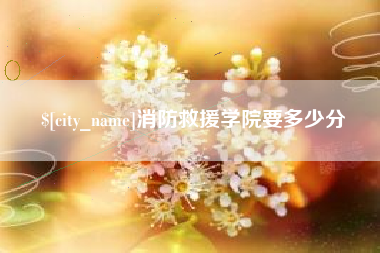 利津消防救援学院要多少分